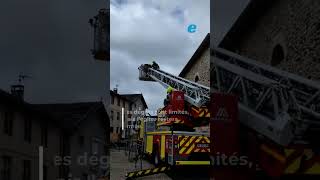 Départ de feu dans l’église de Saint-Hostien (43)