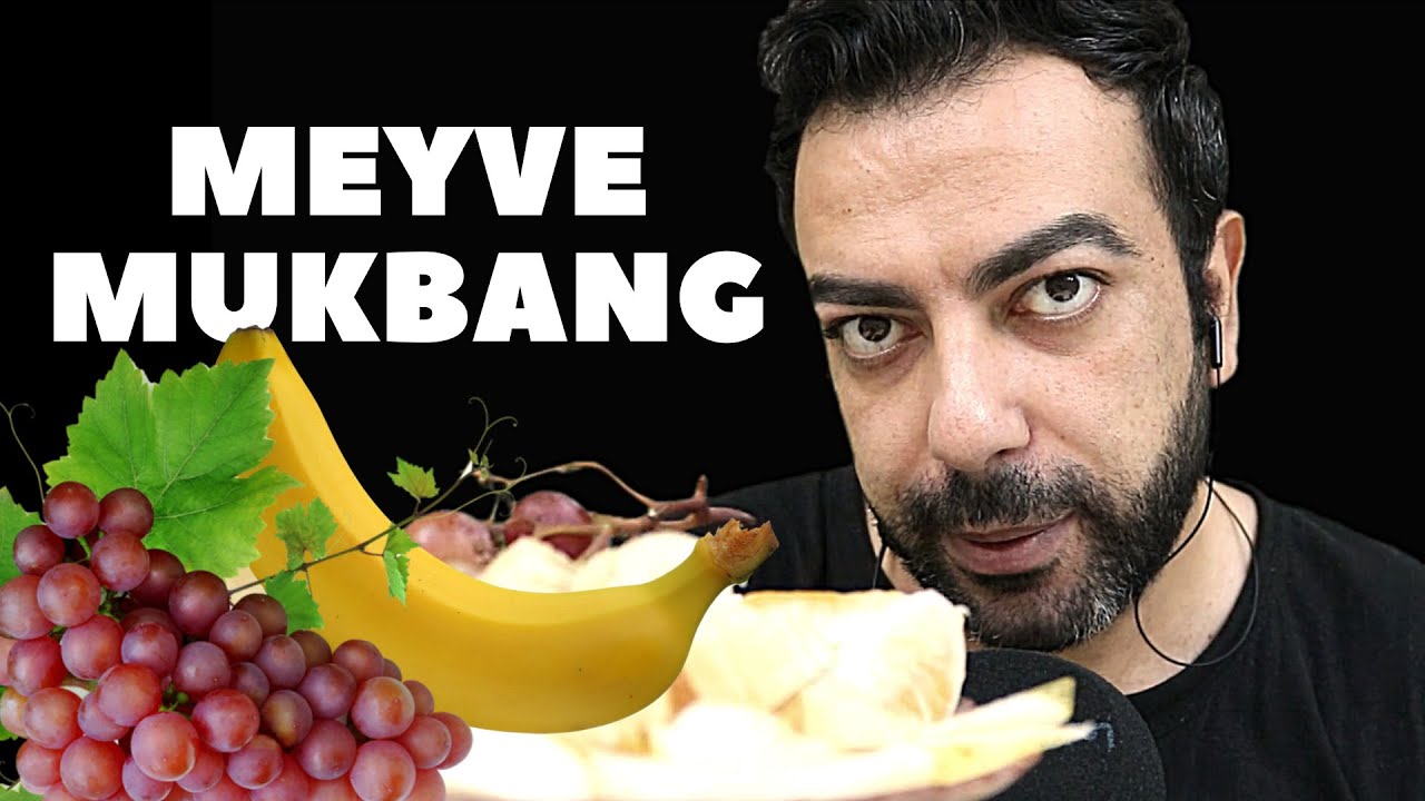 MEYVE TABAĞI MUKBANG ASMR | YEMEK ASMR | TÜRKÇE MUKBANG