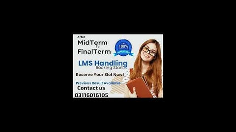 #assignment #onlineclasses #university #quiz #virtualuniversityofpakistan #vu #vulms #lms