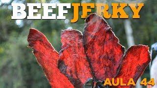 Aula 44 - Beef Jerky / Jerked Beef (Como fazer carne seca americana) / Cansei de Ser Chef