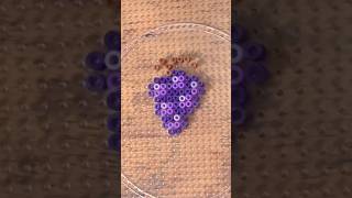 DIY Fruit Fuse Bead Easy Craft Ideas - Bunch of Grapes! 🍇