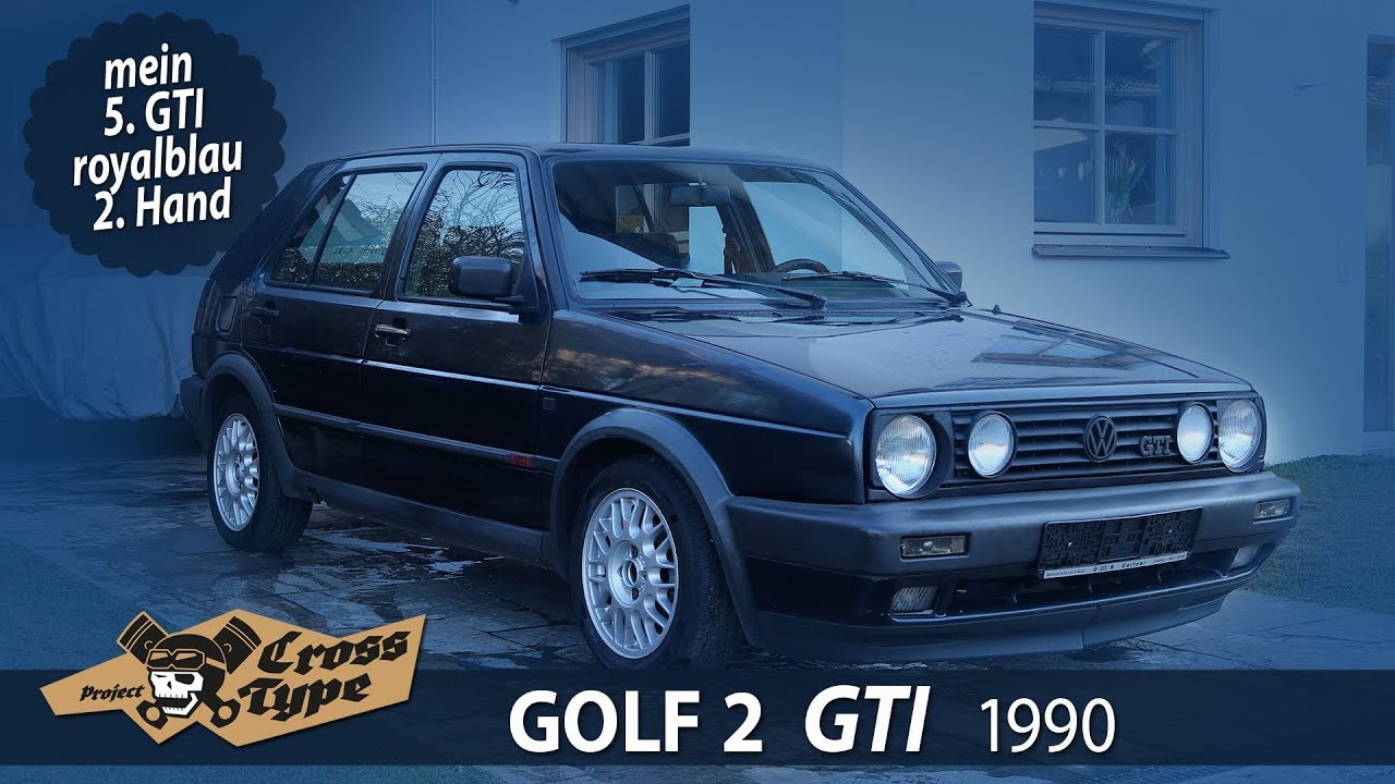 VW Golf 2 GTI royalblau 110PS aus 1990 - Project CROSS TYPE