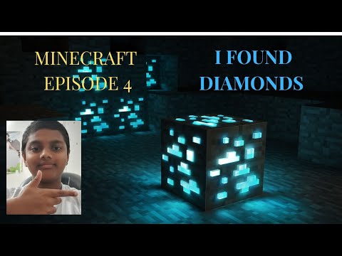 I FOUND DIAMONDS. Minecraft game play episode 4 . # Minecraft #diamonds ...