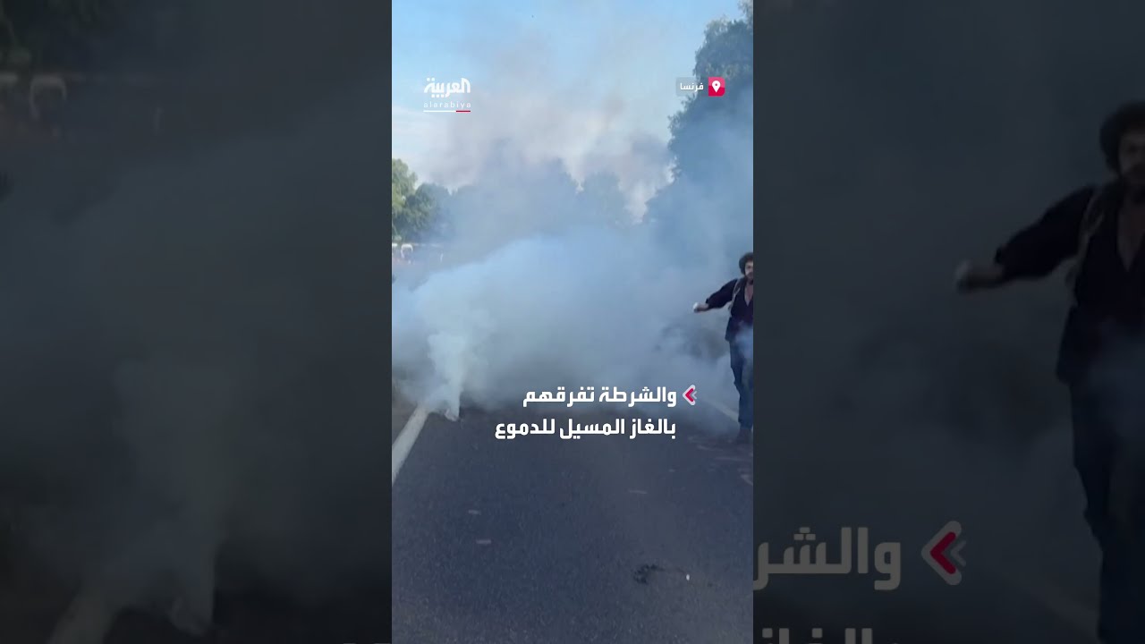 تفريق مئات الفرنسيين بالغاز المسيل للدموع لاحتجاجهم على إنشاء طريق سريع