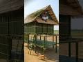 Building My Dream Bamboo House and Pool #ai #craft #bamboo
