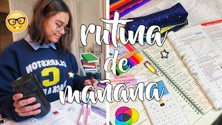RUTINA DE MAÑANA PARA CLASES 20192020