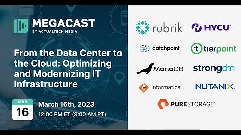From the Data Center to the Cloud: Optimizing and Modernizing IT Infrastructure