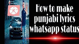How to make punjabi lyrics WhatsApp status video screenshot 4