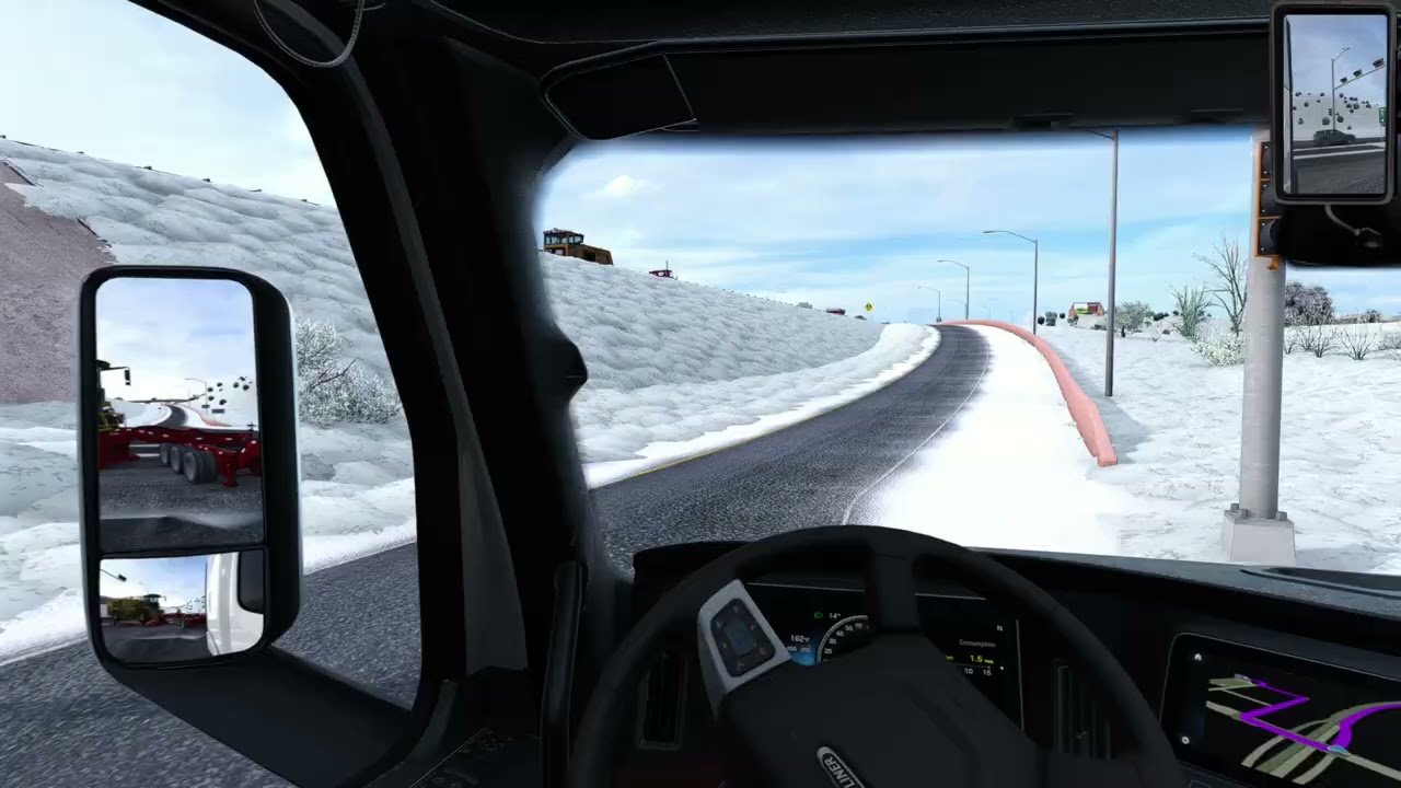 Imposible Conducir con esta Nieve - American Truck Simulator