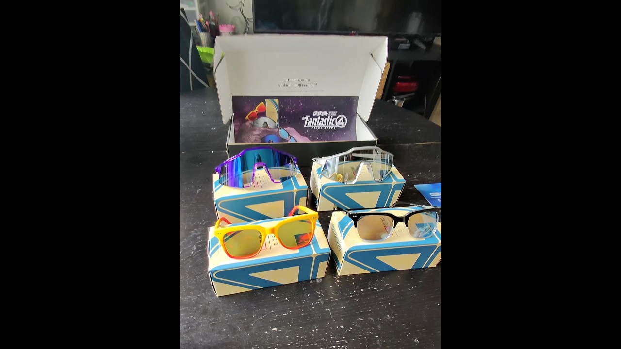 The Fantastic Four series Sunglasses by DIFF Charitable Eyewear #marvel #sunglasses #fantasticfour