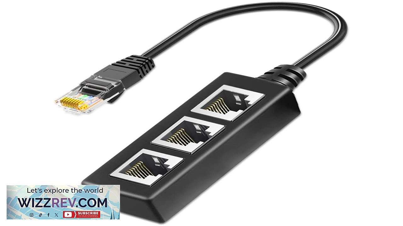 Ankky RJ45 Ethernet Splitter 1 to 3 Gigabit Ethernet Switch Starlink Network