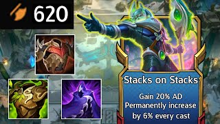 Nasus Infinite Bonks  620 AD - Hero Nasus (Stacks on Stacks) - TFT