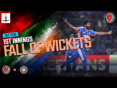 Afghanistan Fall of Wickets | Afghanistan vs India | Match 1 | T20I Series 2026 | ACB | 31A1T
