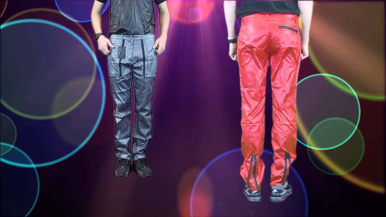 ★GLOWNY★SUMMER TIME PARACHUTE PANTS (ONYX FLECK)★正規品 Countdown Grey Shiny Nylon Parachute Pants w/ Long Black