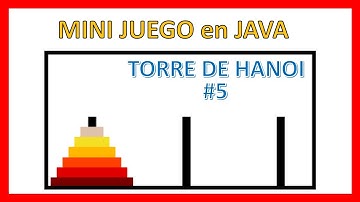 TORRE de HANOI mini JUEGO en JAVA #5 | Programación de botones para mover ficha 🕹️