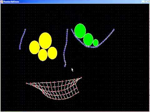 Cloth simulation with Thundax physics Engine part II