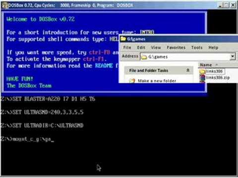 Dosbox tutorial @ xtcabandonware.com - YouTube