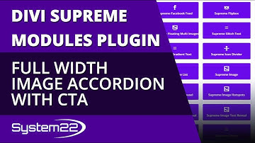 Divi Supreme Modules Full Width Image Accordion With CTA 👈