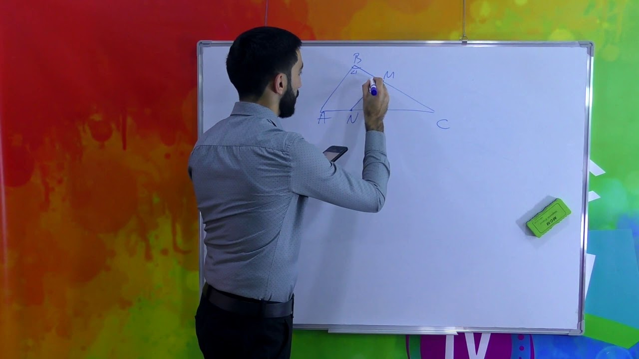 Dərs 16 - Həndəsi məsələlər. Üçbucaq məsələləri (4)