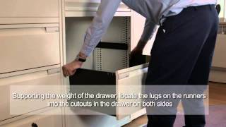 "How to fit drawer slides (including anti-tilt mechanisim) - by Bisley How To "