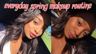 my everyday spring makeup routine 2019| 10 minute makeup routine