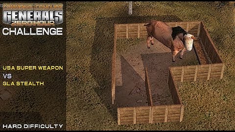 Command & Conquer: Zero Hour - Challenge - USA Super Weapon vs GLA Stealth [Hard] 1080p