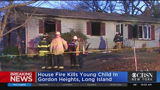 Little Girl Killed In Overnight Fire On Long Island