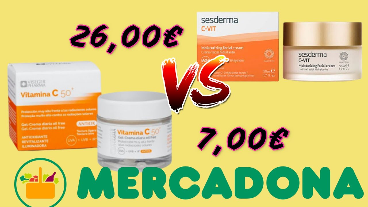 MERCADONA vs SESDERMA, Son iguales? clones? 📓🍊