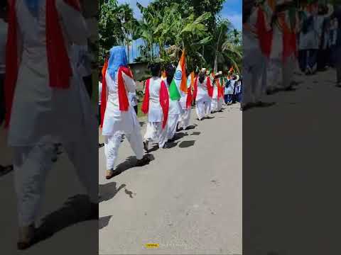 Bagariguri Advance Academy tiranga campaign#harghartiranga #75thindependenceday.  Ashraf Iglesias