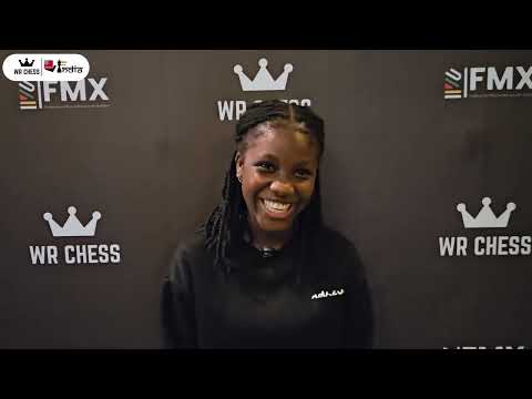 Deborah Quickpen — 14-year-old Nigerian prodigy Deborah Quickpen at WR Women's Chess Tour - Africa