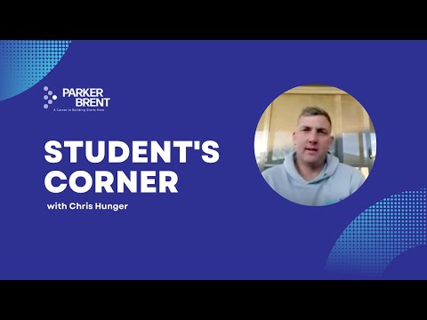 Meet the Student: Chris Hunger (2013 Parker Brent Graduate)