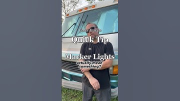Did YOU Know This About RV Marker Lights? #shorts