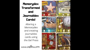 Cat Kerr Creates... Memorydex Transformed With Journaldex Cards by Joggles.com