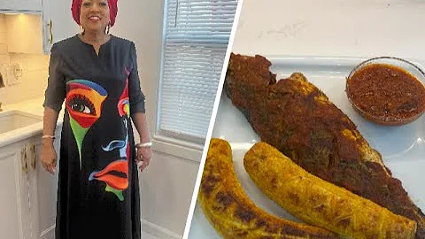 How To Make Nigerian Bole, Roasted Crocker And Pepper Sauce