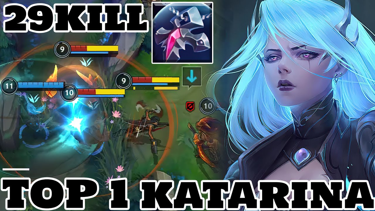 Wild Rift Katarina Top 1 Katarina Gameplay (QuadraKill X2) Rank