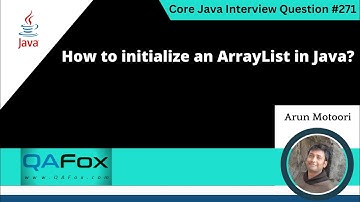 How to initialize an ArrayList in Java (Core Java Interview Question #271)