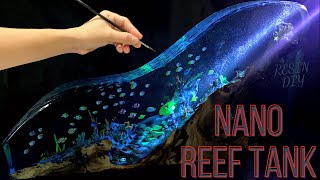 How To Make Nano Reef Tank / Epoxy Resin / Polymer Clay / Resin Art