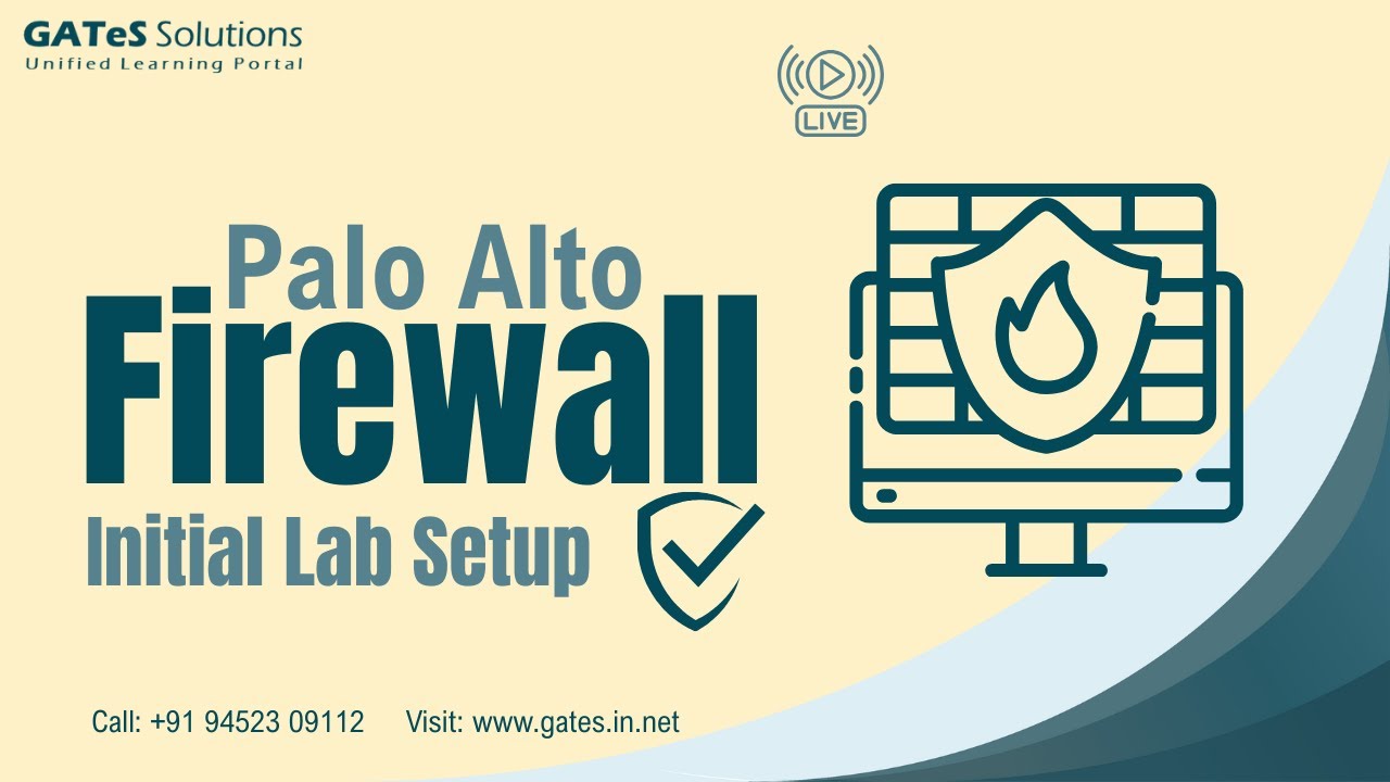 PALO ALTO FIREWALL | INITIAL LAB SETUP | NETWORK SECURITY - YouTube