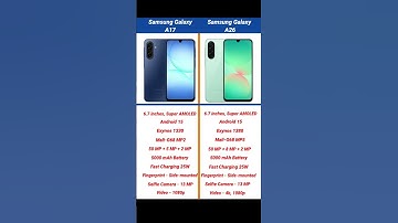 Samsung Galaxy A17 vs Samsung Galaxy A26 Comparison #shorts #short #galaxya17 #galaxya26