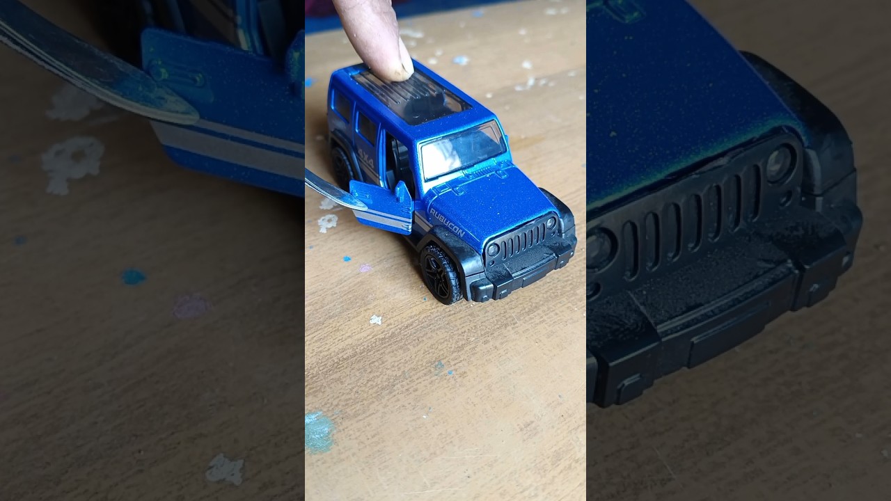 Extreme Mini Scale Jeep Cleaning ASMR  | Satisfying Restoration||