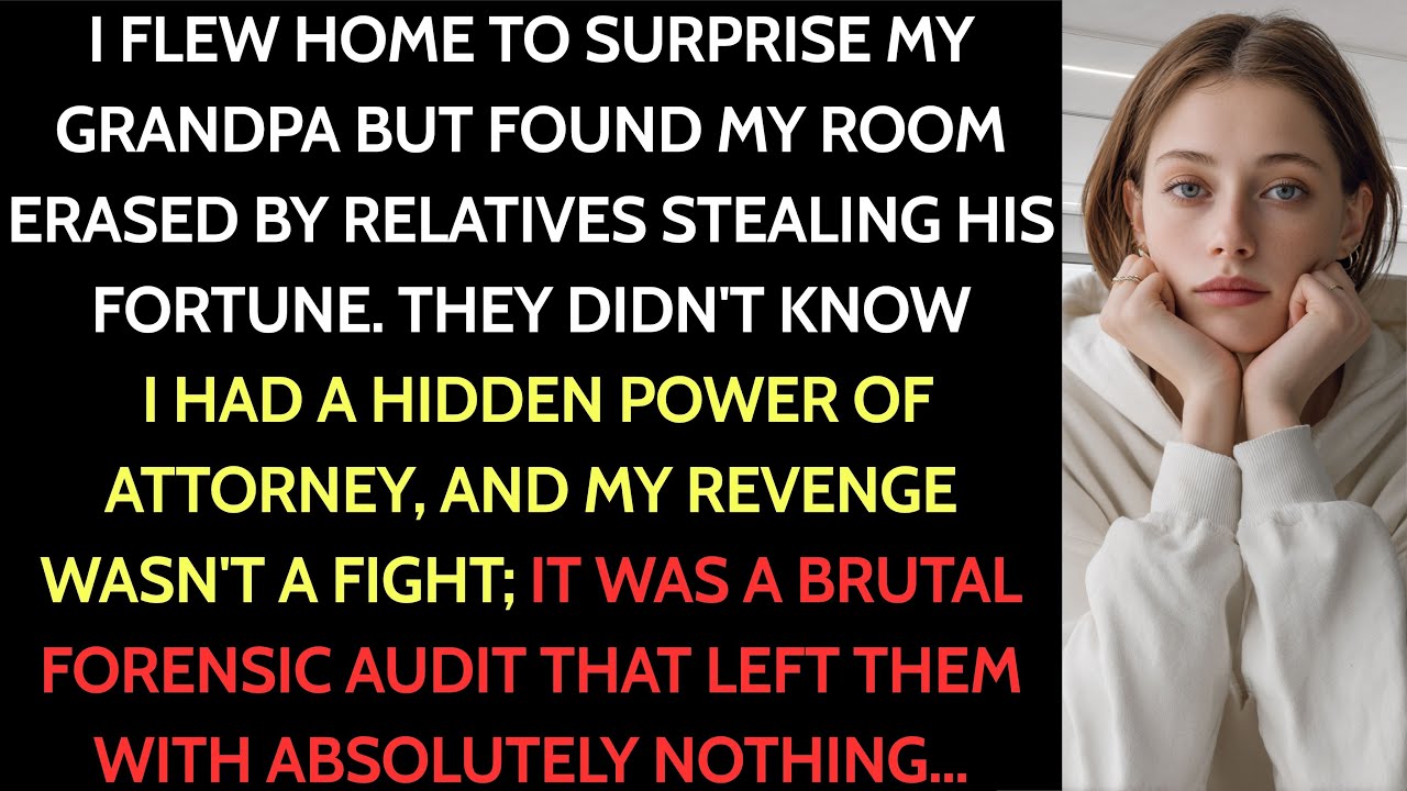 I Flew Home Early to Surprise My Rich Grandpa—But My Room Had Been Cleared Out…