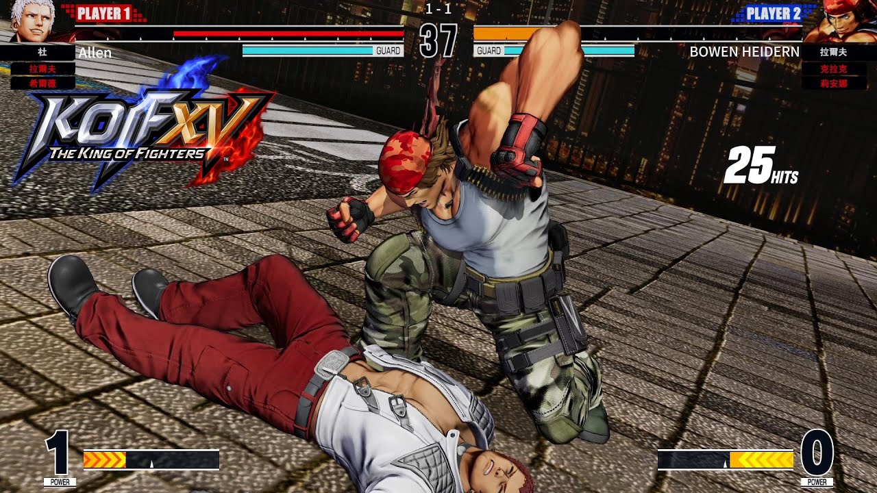 KOF15 Ralf/Sylvie/Yashiro vs Clark/Leona/Ralf casual gamer Replay Match ...