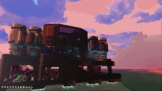 картинка: No Man's Sky Origins | База на небесно-голубой планете