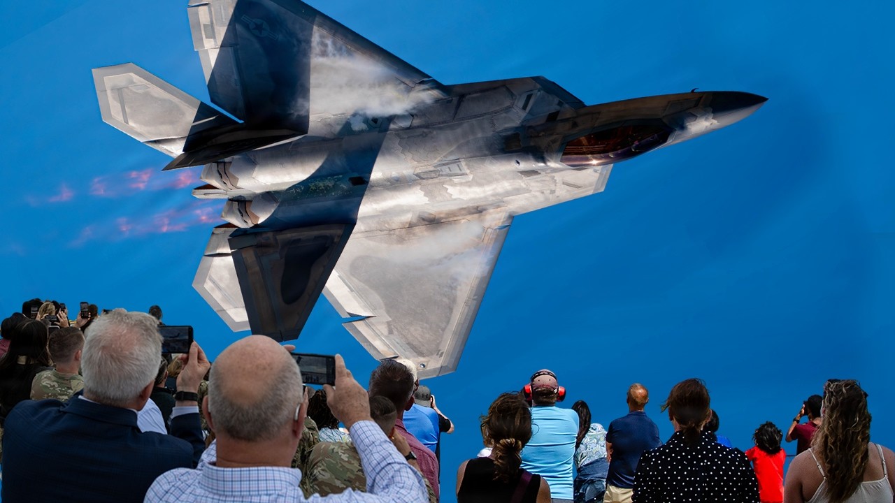 INSANE POWER! F-22 Raptor Shoots Straight Up Like a Missile in Jaw ...