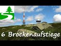 Wandern im Harz - 6 Aufstiege zum Brocken