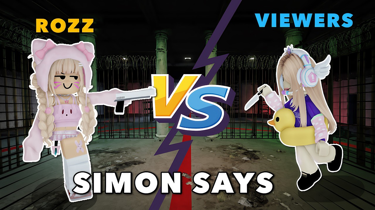 SIMON SAYS TETEH ROZZ VS VIEWERS.. SIAPA YANG MENANG⁉️🤩 | Roblox Indonesia