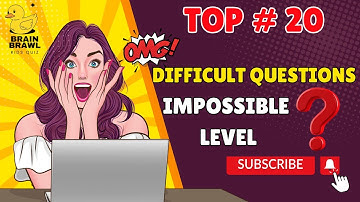 20 - Mind Blowing Questions to Challenge Your Brain | Ep # 01  | QUIZ VIDEO FOR KIDS