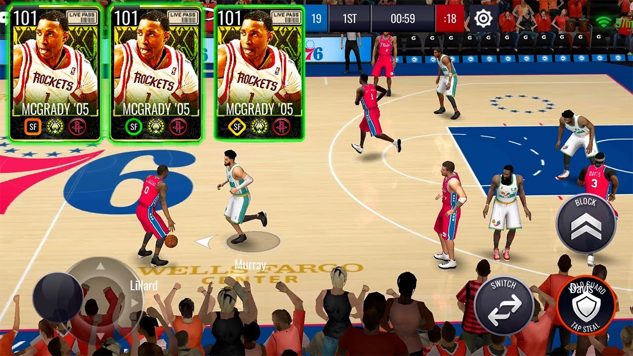 NBA LIVE Mobile Basketball 23 Android Gameplay #15 Tracy mcGrady 101