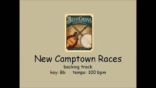 New Camptown Races  - bluegrass backing track chords