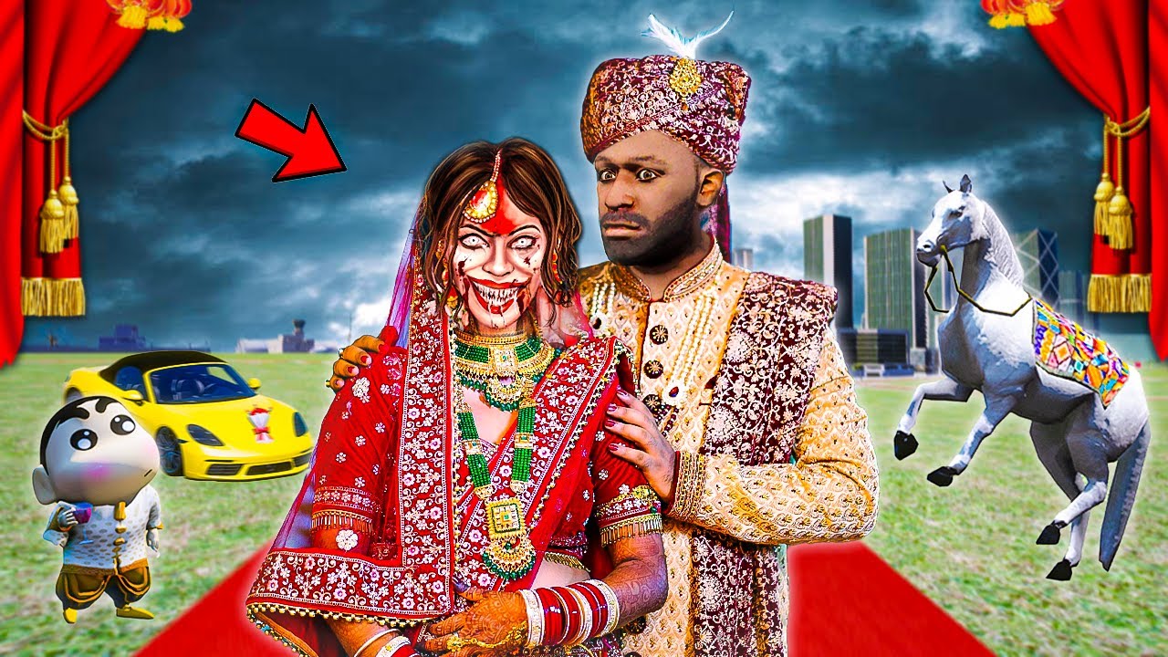 Franklin Got Married to Kamla In Indian Bike Driving 3d